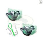 JAGUAR PRIMARY TIMING CHAIN SET x2 XK XJ XF F-TYPE F-PACE XE C2Z22078 GENUINE