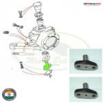 LAND ROVER LOWER SWIVEL PIN SET x2 DEFENDER DISCOVERY 1 RR CLASSIC FRC2894 AM