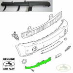LAND ROVER FRONT BUMPER LOWER SPOILER VALANCE RIGHT RANGE 06-09 DFB500080 OEM