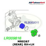 LAND ROVER REAR WHEEL HUB & BEARING SET RANGE 03-12 LR009816 RLB000011 OEM / ALLMAKES4x4 MR0267G