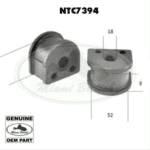 LAND ROVER REAR ANTIROLL SWAY BAR BUSH BUSHING DEFENDER DISCOVERY I RANGE CLASSIC NTC7394 OEM