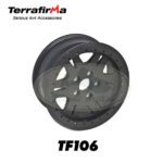 LAND ROVER BLACK MATT ALLOY BEAD WHEEL 7x16 DISCOVERY 2 II TF106 TERRAFIRMA