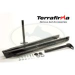 LAND ROVER ROCK SLIDERS WITH TREE BARS DEFENDER 90" TF801 TERRAFIRMA