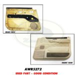 LAND ROVER FRONT DOOR PANEL RH LIGHT STONE BEIGE RANGE P38 95-98 AWR5272SMK USED