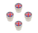 LAND ROVER TIRE VALVE STEM CAP SET x4 RR SPORT EVOQUE RANGE DEFENDER LR4 LR2 VPLRW0151 BP