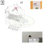 LAND ROVER VALVE KEEPER SET x2 RANGE SPORT RANGE DISCOVERY 3 1069944 OEM