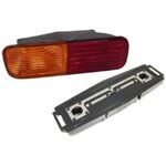 LAND ROVER REAR BUMPER LAMP LIGHT & HOLDER LH DISCOVERY 2 XFB101490 XFM100310 AM4x4