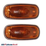 LAND ROVER SIDE MARKER LIGHT LAMP SET x2 DISCOVERY 2 XGB000030 AM BP