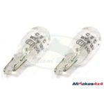 LAND ROVER SIDE LAMP BULB SET 12V-5W RANGE 03-09 XZQ000120 ALLMakes4x4