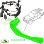 LAND ROVER FRONT BUMPER PARKING AID & FOG LAMP WIRE WIRING HARNESS RANGE SPORT LR3 YMQ501631 OEM