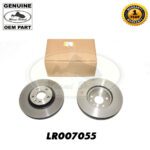 LAND ROVER FRONT BRAKE ROTOR DISC SET x2 RANGE EVOQUE LR007055 GENUINE
