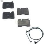 LAND ROVER FRONT BRAKE PADS & SENSOR SET RANGE SPORT 06 SFP500070 SEM500026 TRW