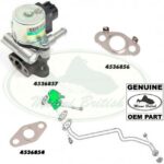 LAND ROVER EXHAUST GAS RECIRCULATION EGR VALVE & GASKETS RR SPORT LR3 RR GENUINE