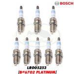 LAND ROVER SPARK PLUG SET x8 RANGE LR3 RR SPORT LR005253 BOSCH