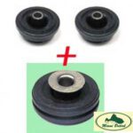 LAND ROVER AIR COMPRESSOR RUBBER MOUNT SET RANGE 95-02 RVL100010 ALL MAKES