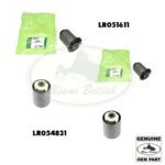 LAND ROVER REAR SUSPENSION LOWER ARM BUSH SET x4 LR3 LR4 RANGE SPORT MR0078 LR051611 LR054831 GENUINE