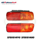 LAND ROVER BUMPER REAR LAMPLIGHT DISCOVERY II 99-02 SET x2 RH LH XFB101490 + XFB101480 AM