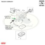 LAND ROVER OIL SEAL & O'RING A/T TRANMISSION RANGE 02-09 RTC5102 TKE000060 CORTECO OEM