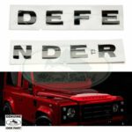 LAND ROVER FRONT HOOD BADGE DECAL EMBLEM DEFENDER LR059130 LR059131 GENUINE