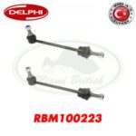LAND ROVER FRONT SWAY STABILIZER BAR LINK SET x2 DISCOVERY 2 II RBM100223 DELPHI