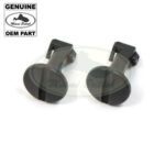 LAND ROVER BUMPER TOWING EYE 1/4 TURN CLIP FASTENER SET x2 RANGE LR4 RR SPORT LR012844 GENUINE
