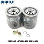SET OF 2 OIL FILTER FITS DISCOVERY 2 & RANGE ROVER (99-02) - ERR3340 + LSF100040L + ALU1403L MAHLE