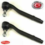 LAND ROVER SPINDLE STEERING TIE ROD END PAIR SET x2 RANGE 03-12 QJB500050 DELPHI