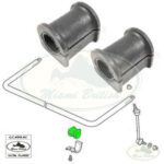 LAND ROVER REAR SUSPENSION BAR BUSH BUSHING SET x2 DISCOVERY II RBX101700 OEM