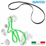 LAND ROVER DRIVE POLY V SERPENTINE BELT DIESEL DEFENDER 07-15 PQS500600 DAYCO