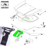 LAND ROVER BONNET HOOD SAFETY CATCH HANDLE PULL RANGE SPORT 06-13 FPD500050 OEM