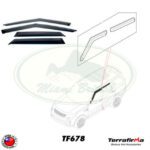LAND ROVER WIND DEFLECTORS DISCOVERY 5 SET x4 TF678 TERRAFIRMA