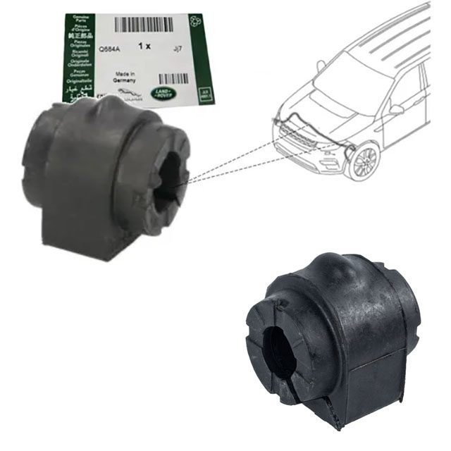 LAND ROVER FRONT STABILIZER BAR INSULATOR SET DISCOVERY SPORT