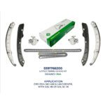 LAND ROVER SET LEFT & RIGHT UPPER & LOWER CHAIN RAILS & TENSIONERS RANGE LR4 MR0235 LR032048 C2Z22078KIT INA