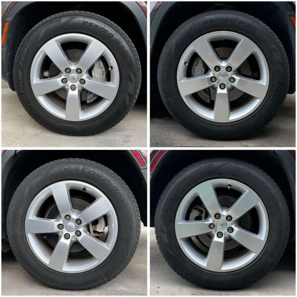 SET OF LAND ROVER WHEEL RIMS WITH TIRES PIRELLI (4 UNITS) FOR DEFENDER (2020-UP) - LR129113 (USED)