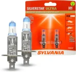 LAND ROVER HEADLIGHT / FOG BULB x2 H1 55W RANGE DISCOVERY XCD100030L SYLVANIA