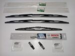 LAND ROVER FRONT WIPER BLADE SET + CLIP SET RANGE 03-12 MR0303 EURO