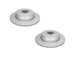 LAND ROVER REAR BRAKE ROTOR DISC SET RANGE SUPERCHARGED 10-12 LR031846 FERODO