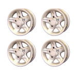 SET OF 4 ALLOY WHEEL (16.00'x7.00') FITS LAND ROVER DISCOVERY 1, RANGE CLASSIC & DEFENDER - ANR3631MNH AM BRAND