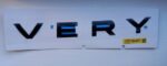 LAND ROVER HOOD NAMEPLATE BLACK "VERY" DISCOVERY SPORT LR174356 GENUINE