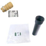 LR JAG REAR SPRING SHOCK ABSORBER BUMPER & SLEEVE SET RANGE XF GENUINE