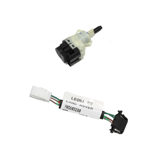 BRAKE LIGHT SWITCH & CABLE FITS LAND ROVER FREELANDER, P38 & D2 - XKB500120 & YMQ503280 MB OEM